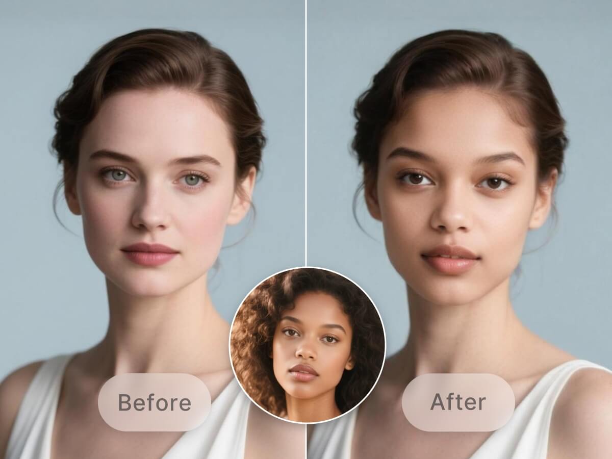 swap face of movie character